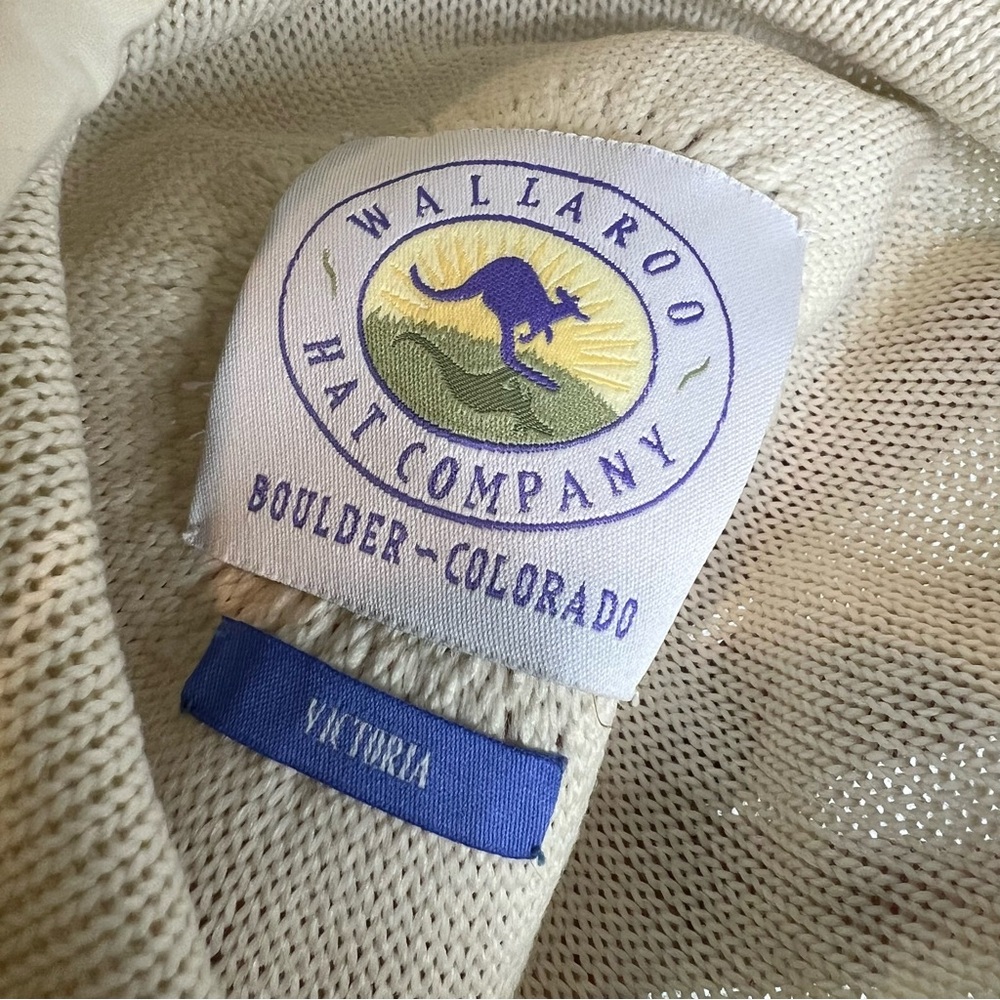 Wallaroo Cream Sun Hat - Women's Packable Straw Hat - Picture 4 of 4